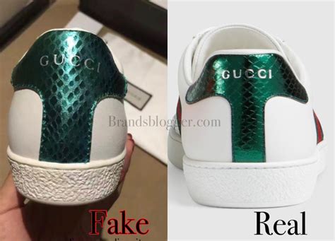 gucci white sneakers fake vs real|gucci ace sneakers snakes.